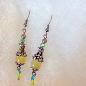 Handmade boho style earrings
